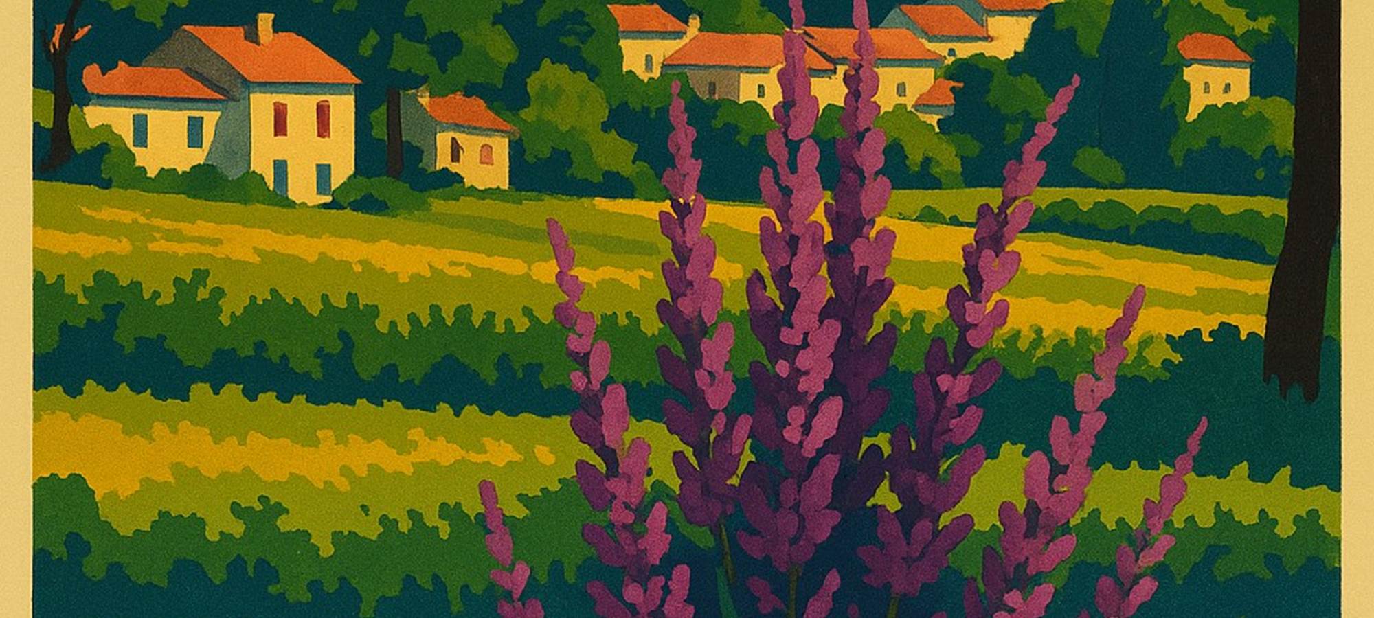 poster rochechouart pour le clos des hirondelles en limousin