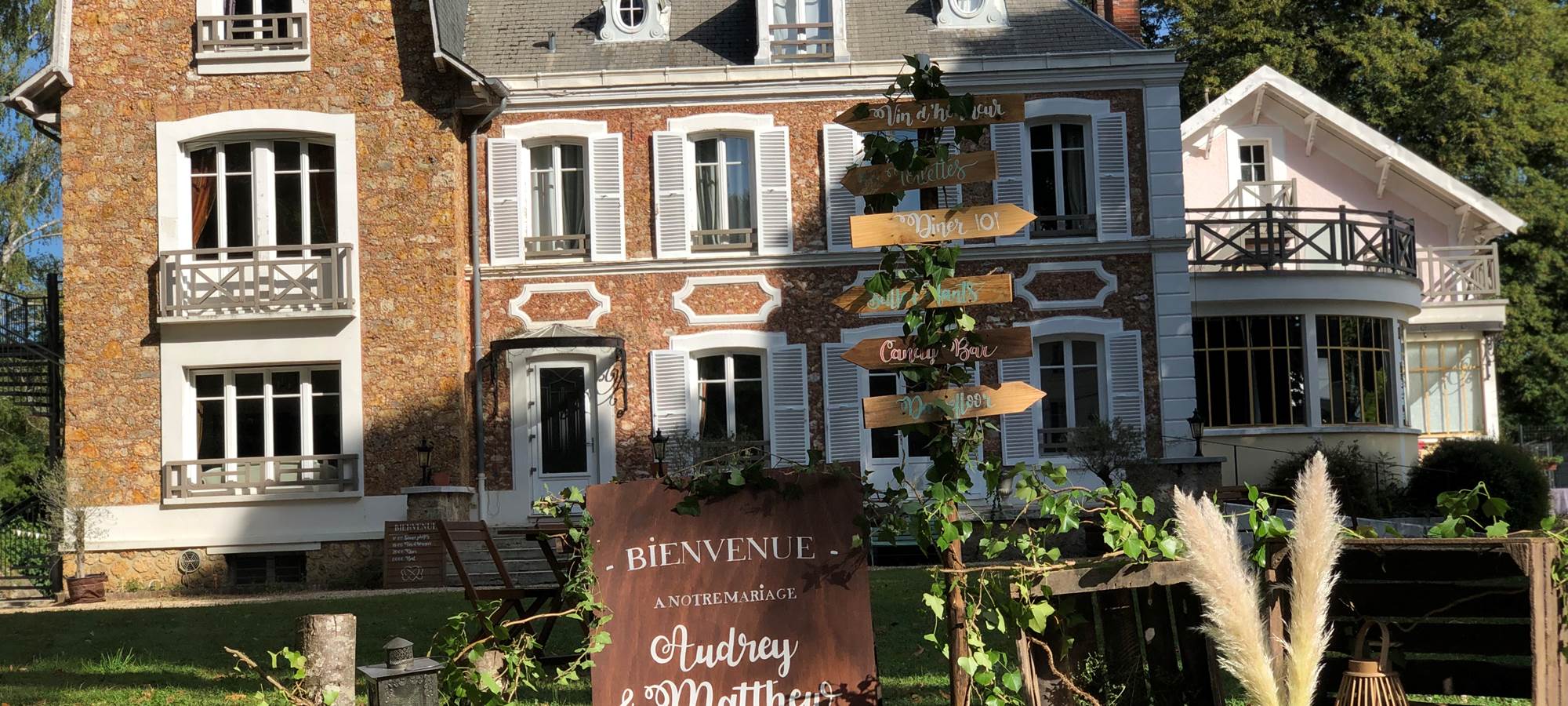 Réception de mariage - La Villa Rochette