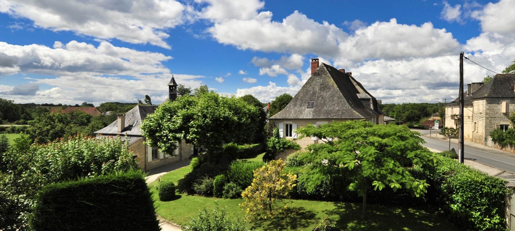 Vue du balcon de la chambre 3