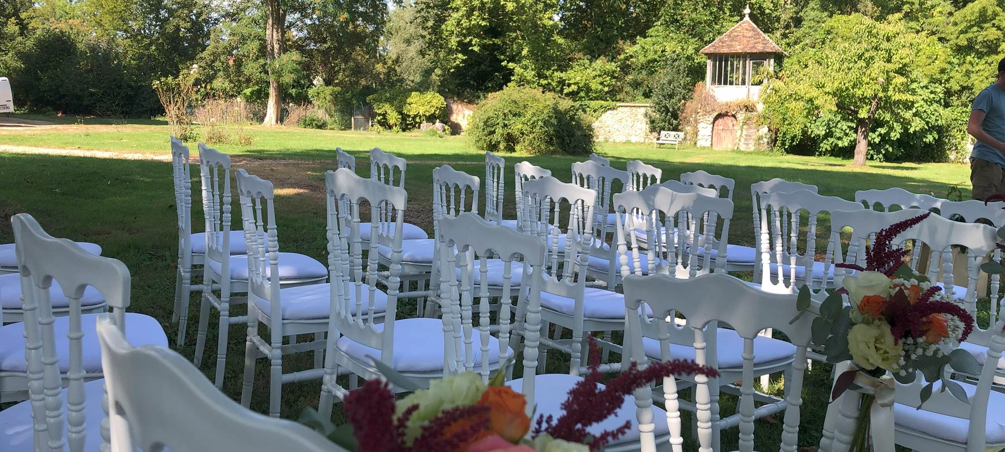 Cérémonie Laïque vue Kiosque La Villa Rochette