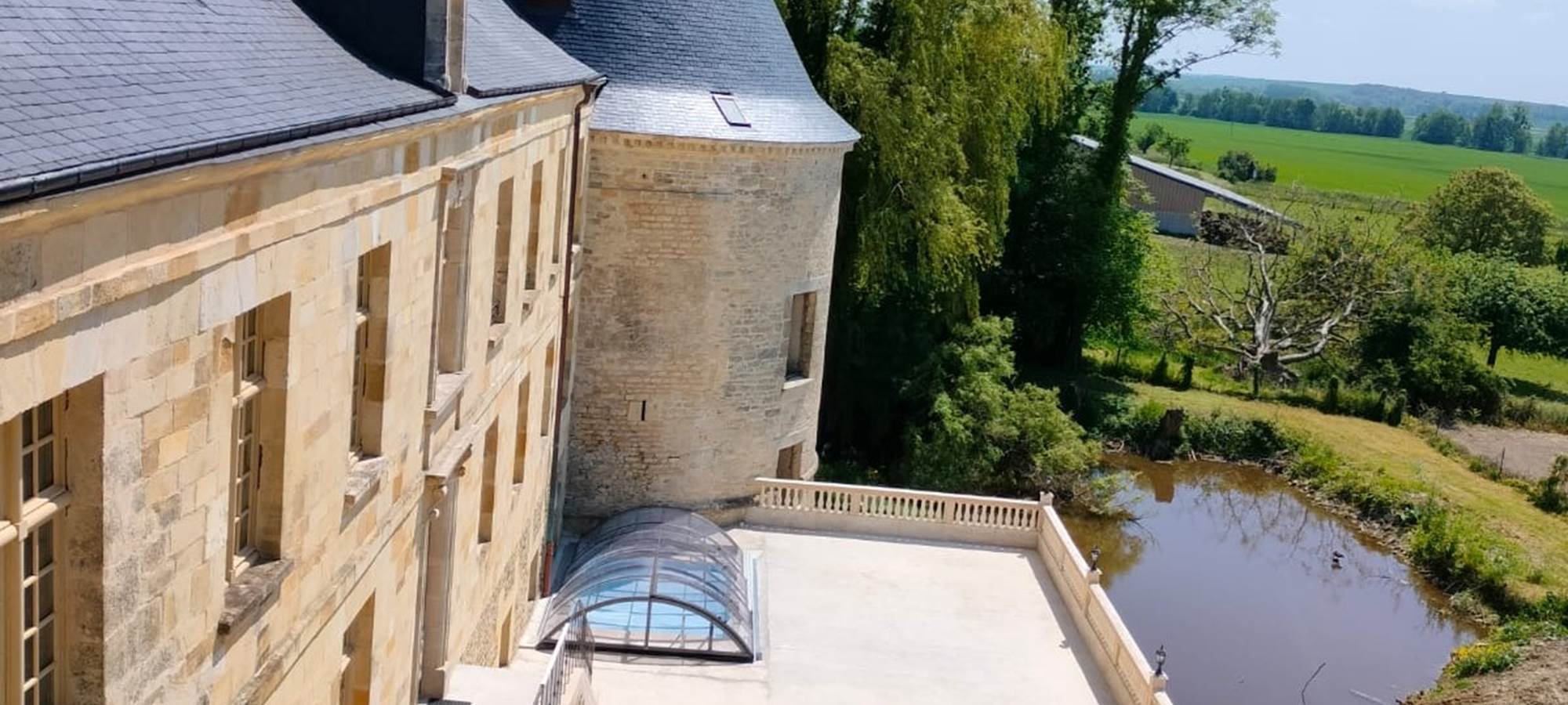 La terrasse du Corps de Logis