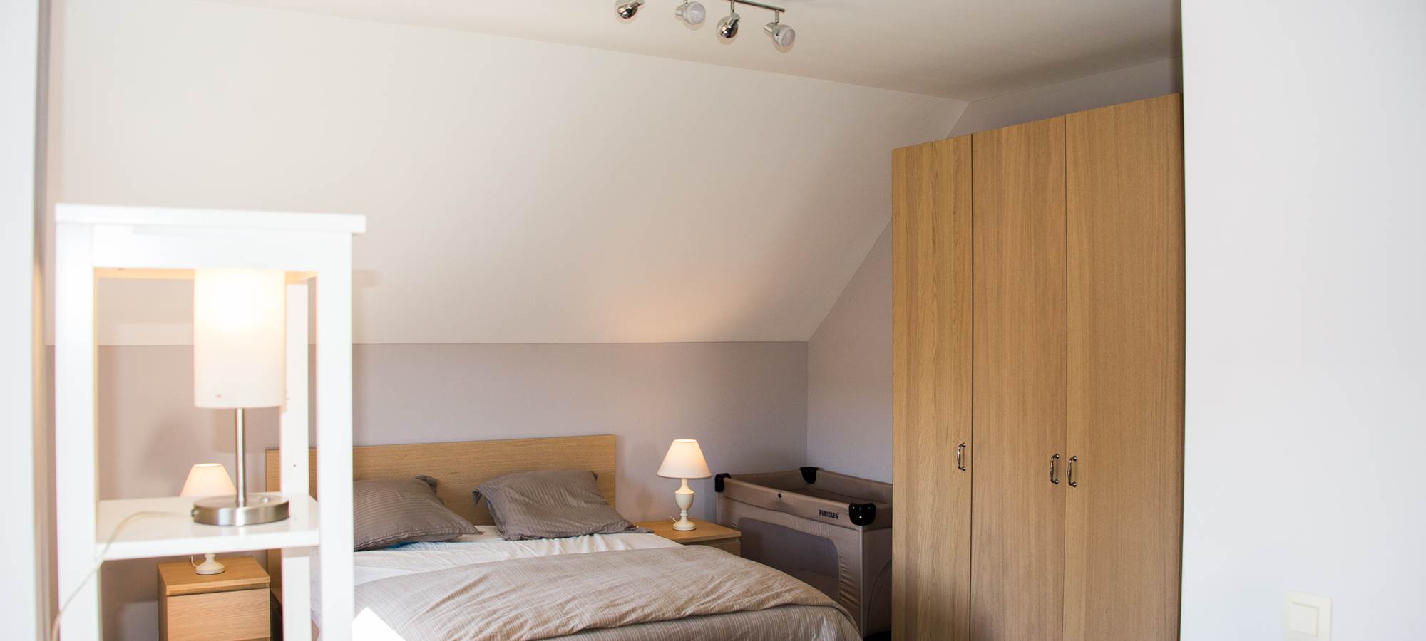 Chambre familiale à l'étage