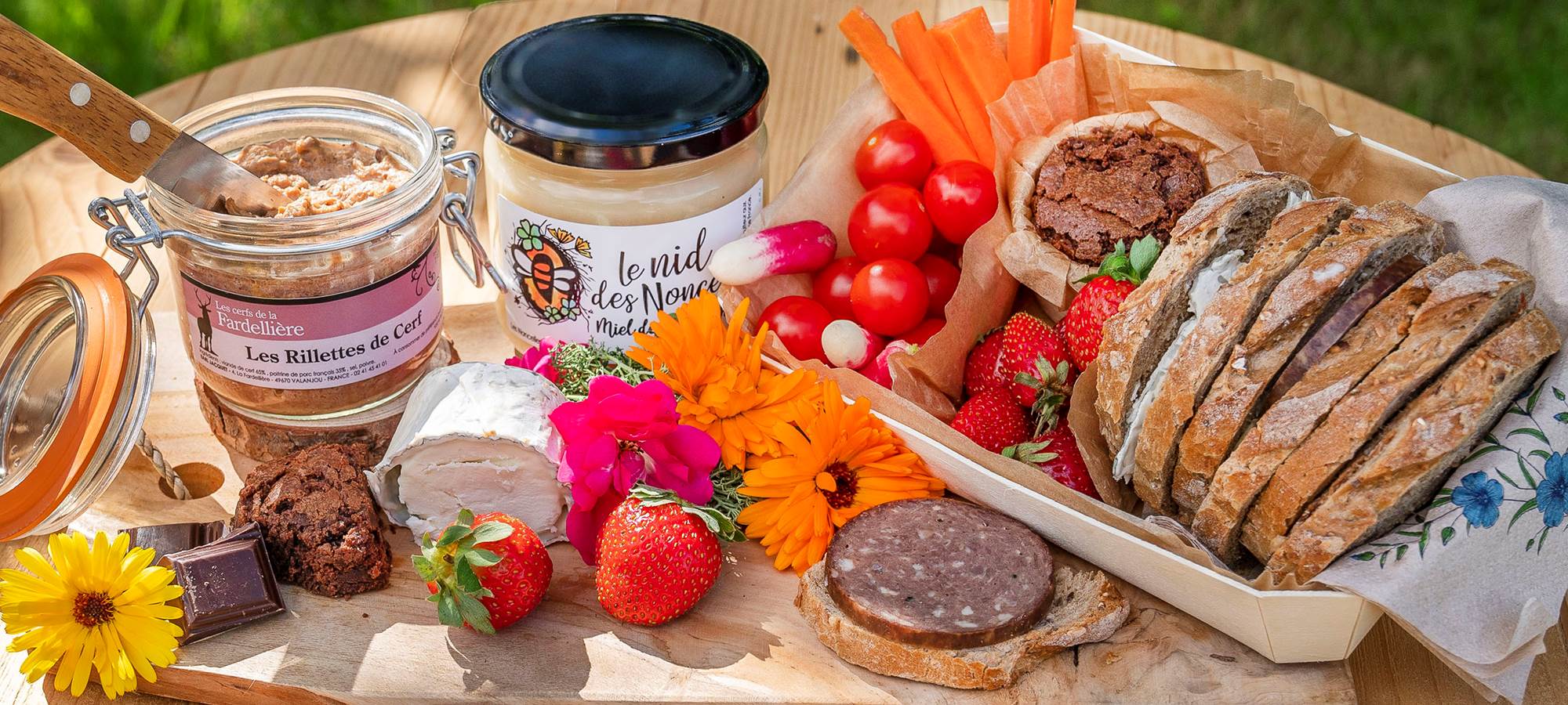 Pique nique produits locaux et fermiers