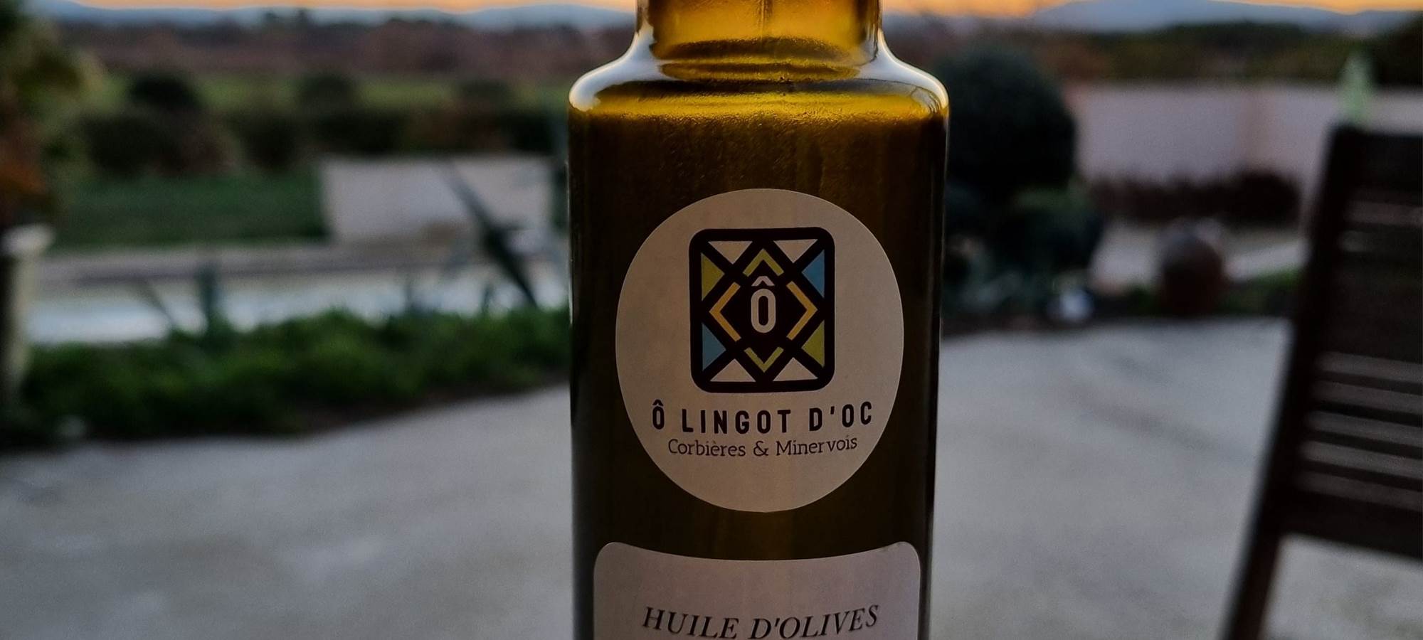 l'huile d'olive du domaine à déguster sur place