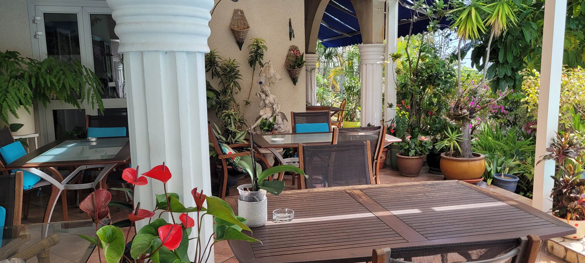 Terrasse de l'hôtel