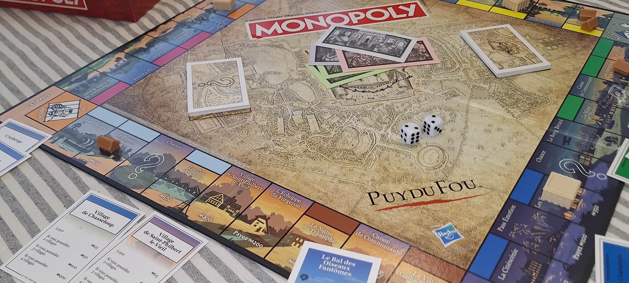 Jeux de sociétés le Puy du Fou Monopoly