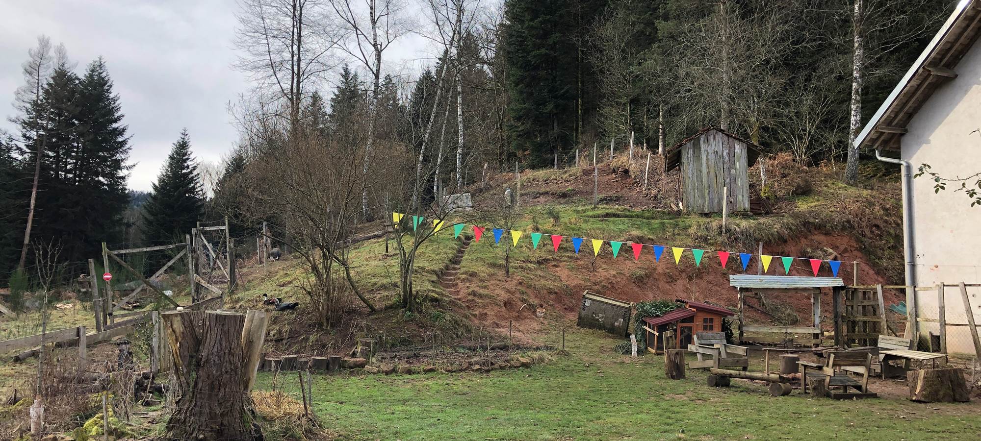 gite avec grand jardin - ouvert en hiver