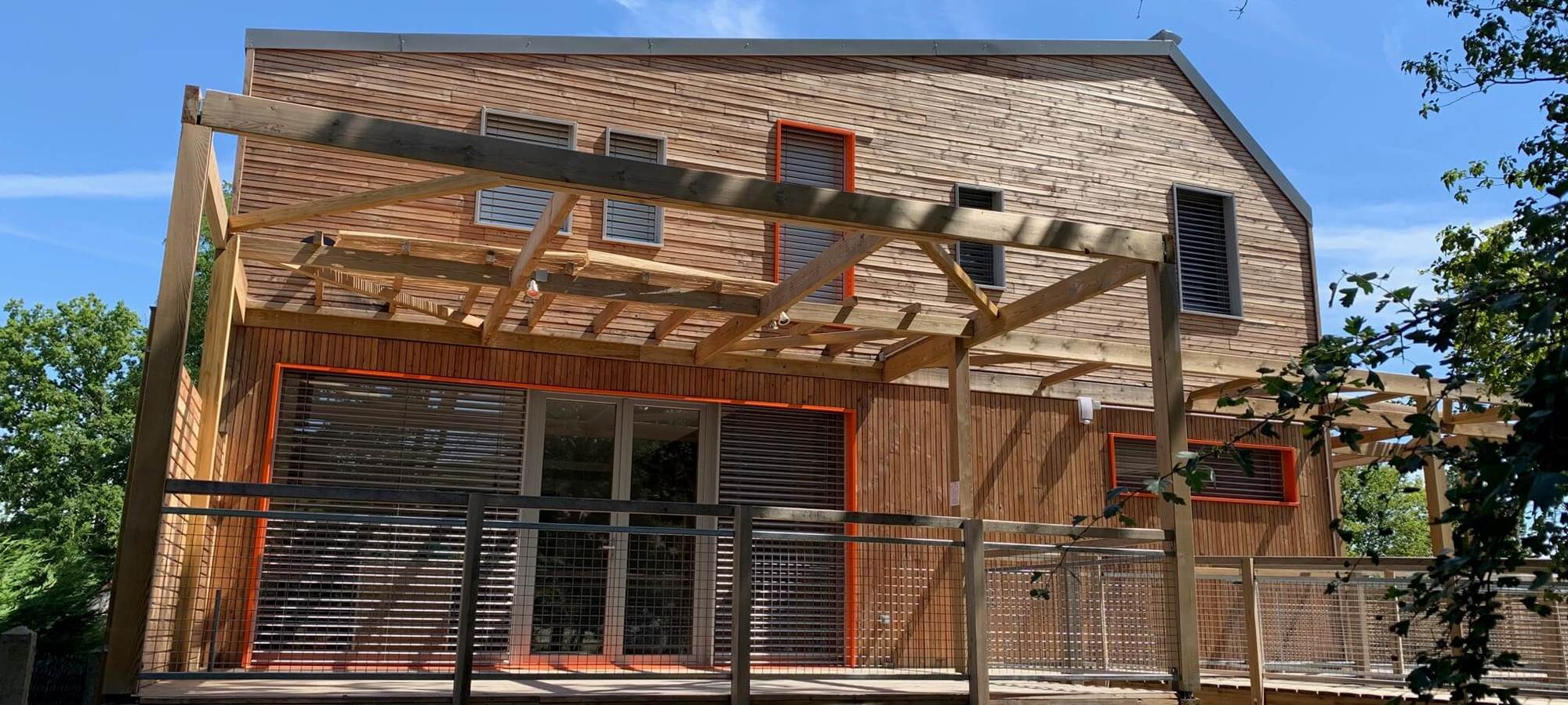 Vue de BLOASIS en été