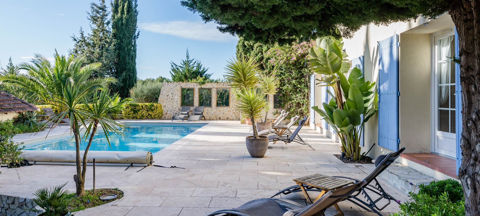 Piscine chauffée La Bastide de Font-Clarette