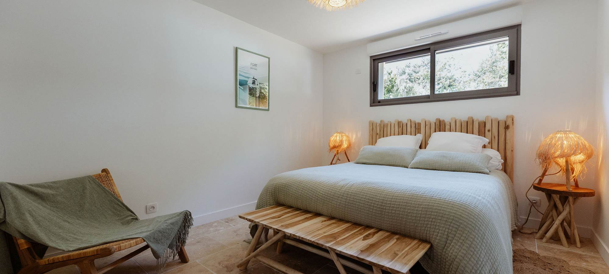 Chambre ecume lit double XO 17 1