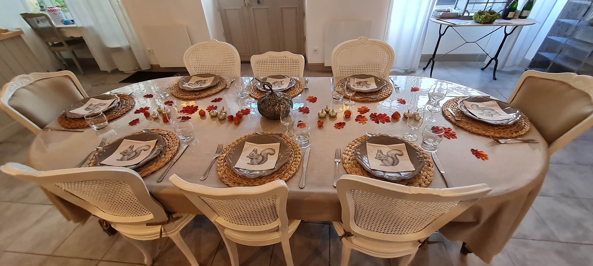 salle reception halloween