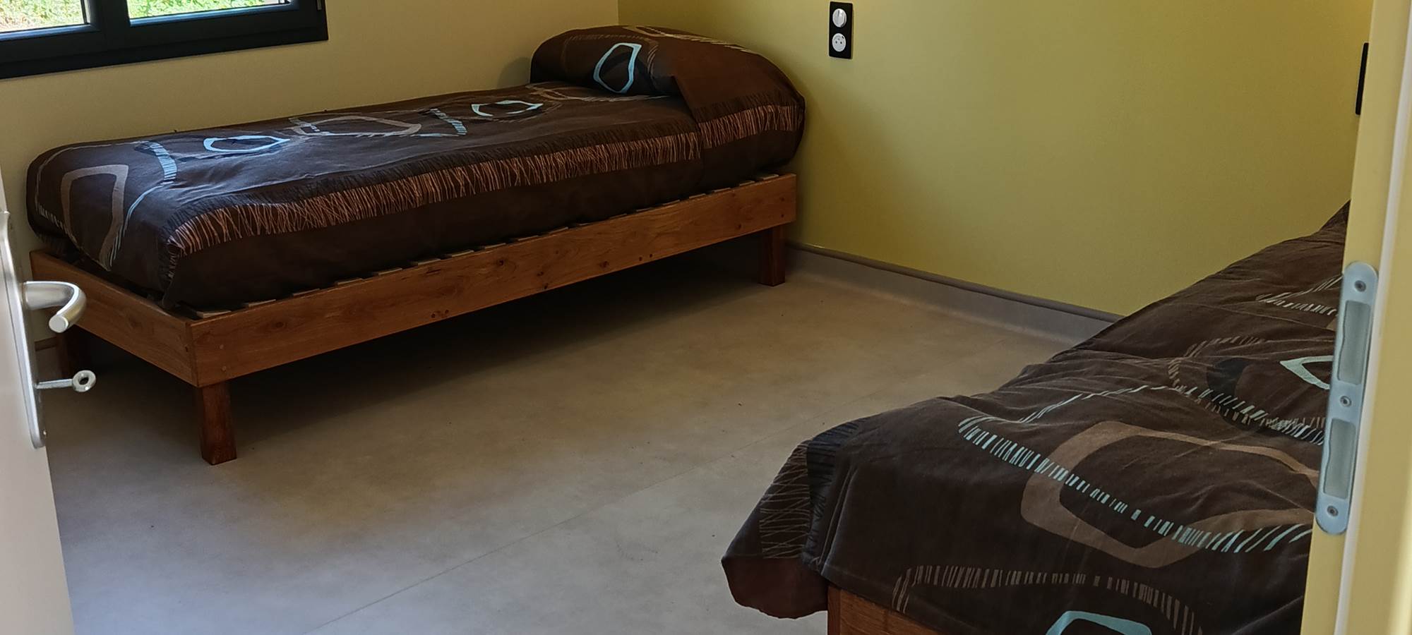 Maison chambre lits simples