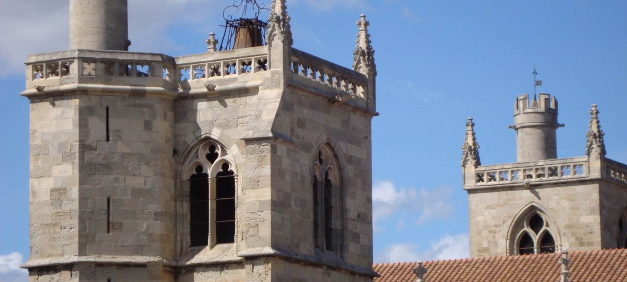 Cathédrale de Narbonne ville surnommée la petite Rome en France Occitanie - Narbo Martius