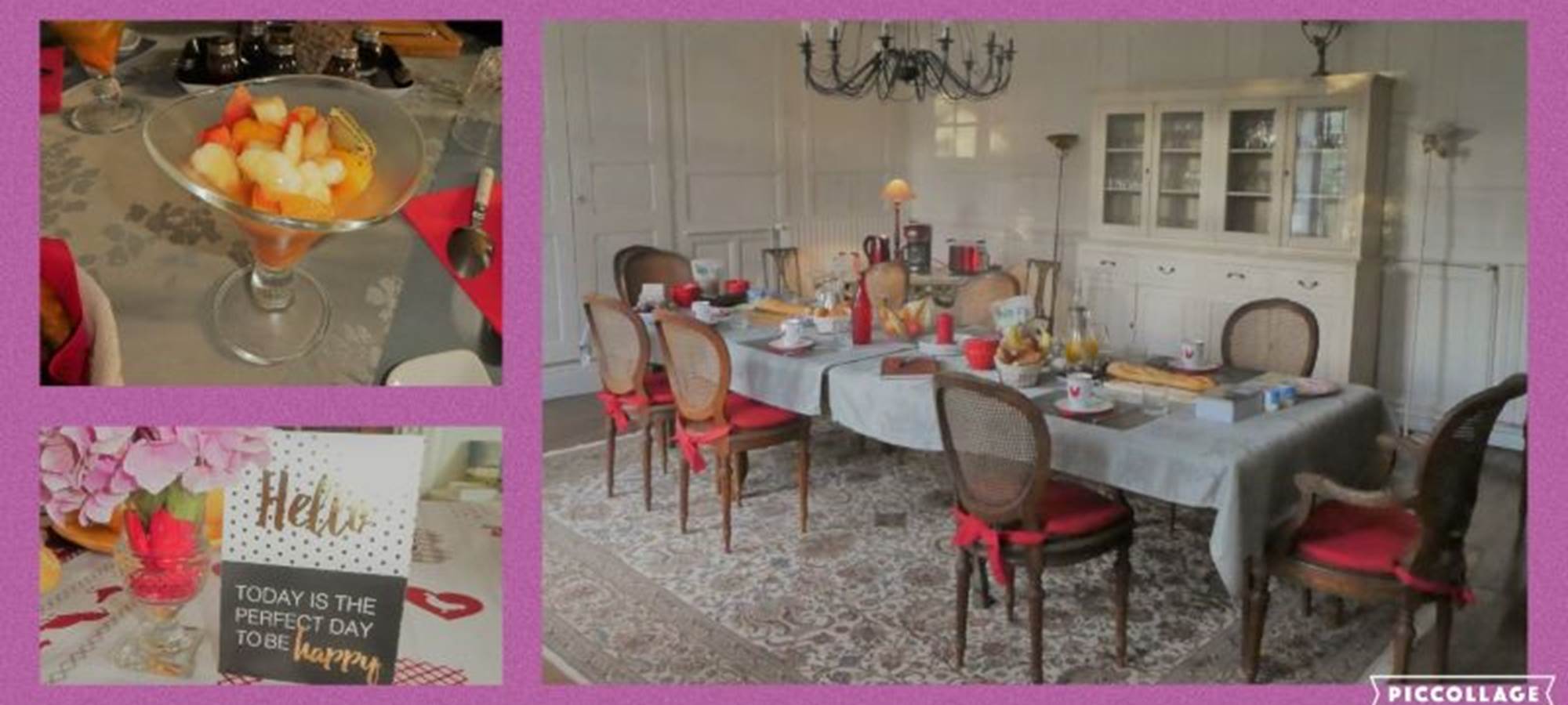 Petit déjeuner : nos résidents sont à distance de sécurité