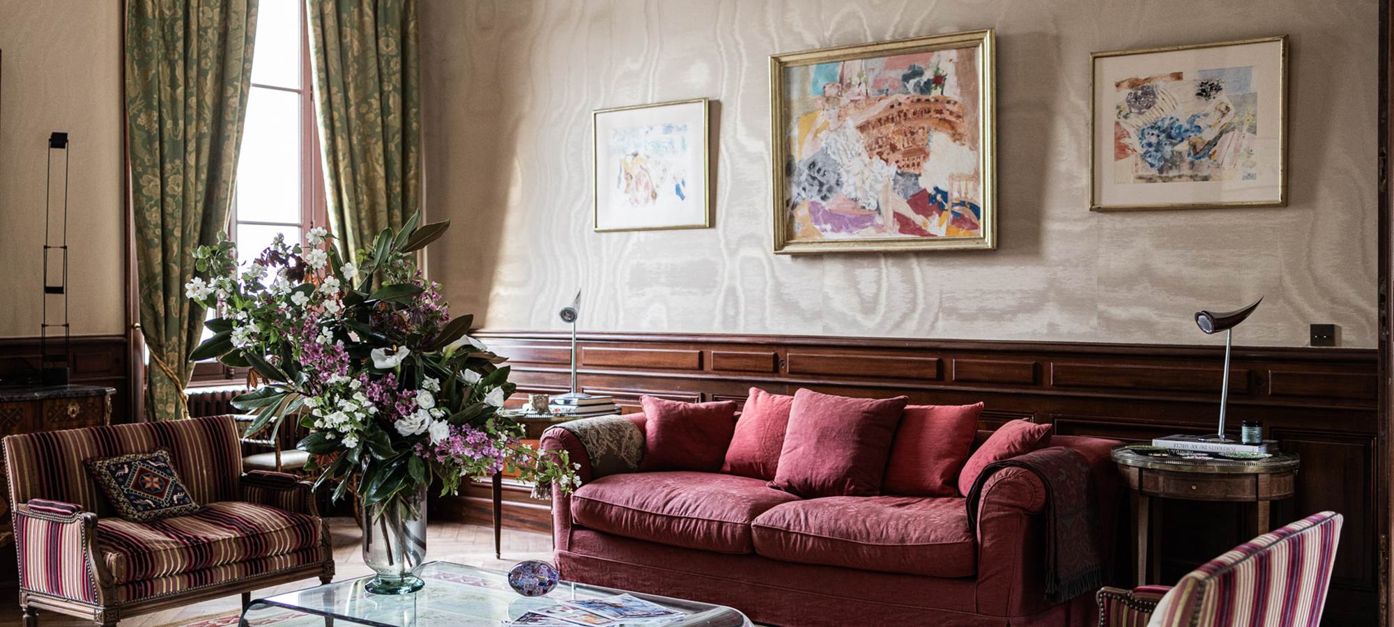 Château Sénéjac - Le Pian Médoc - Chambres d'hôtes - Salon jaune -