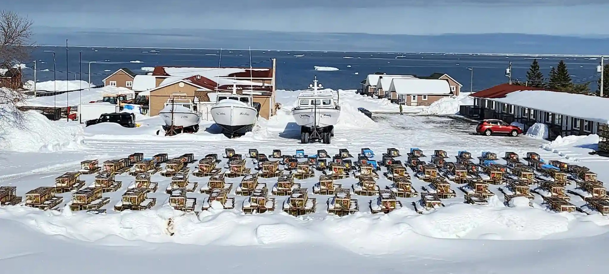 Pêche Homard Motel & Chalets l'Acadien vue sur mer 