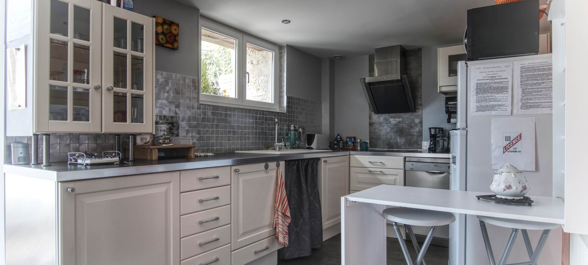 cuisine du gîte intimité