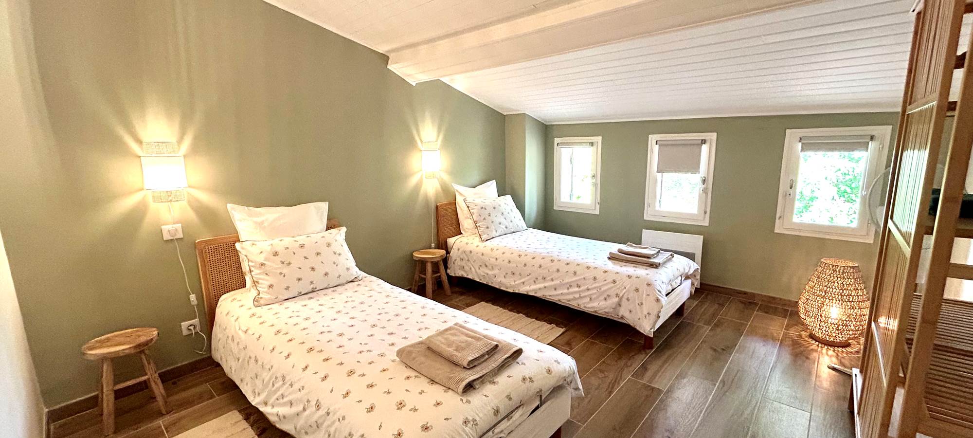 Chambre N°2 Version 2 lits simples