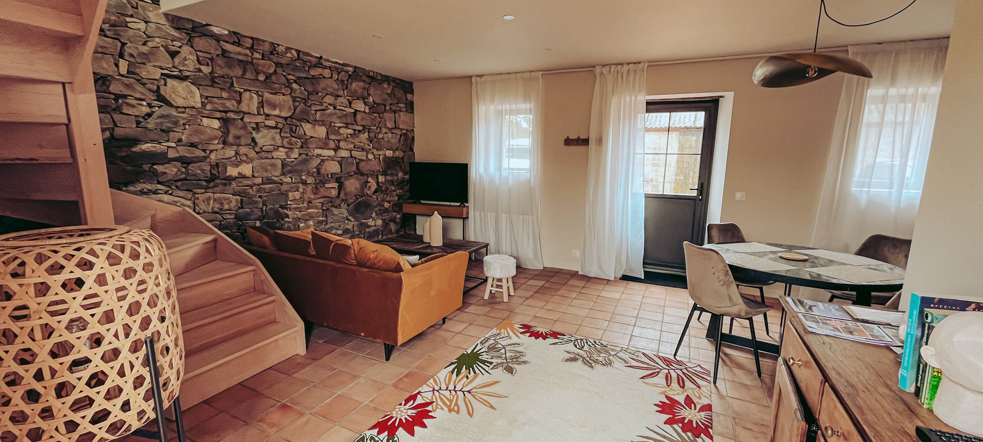 Maison 2 chambres avec piscine Côte de Granit Rose