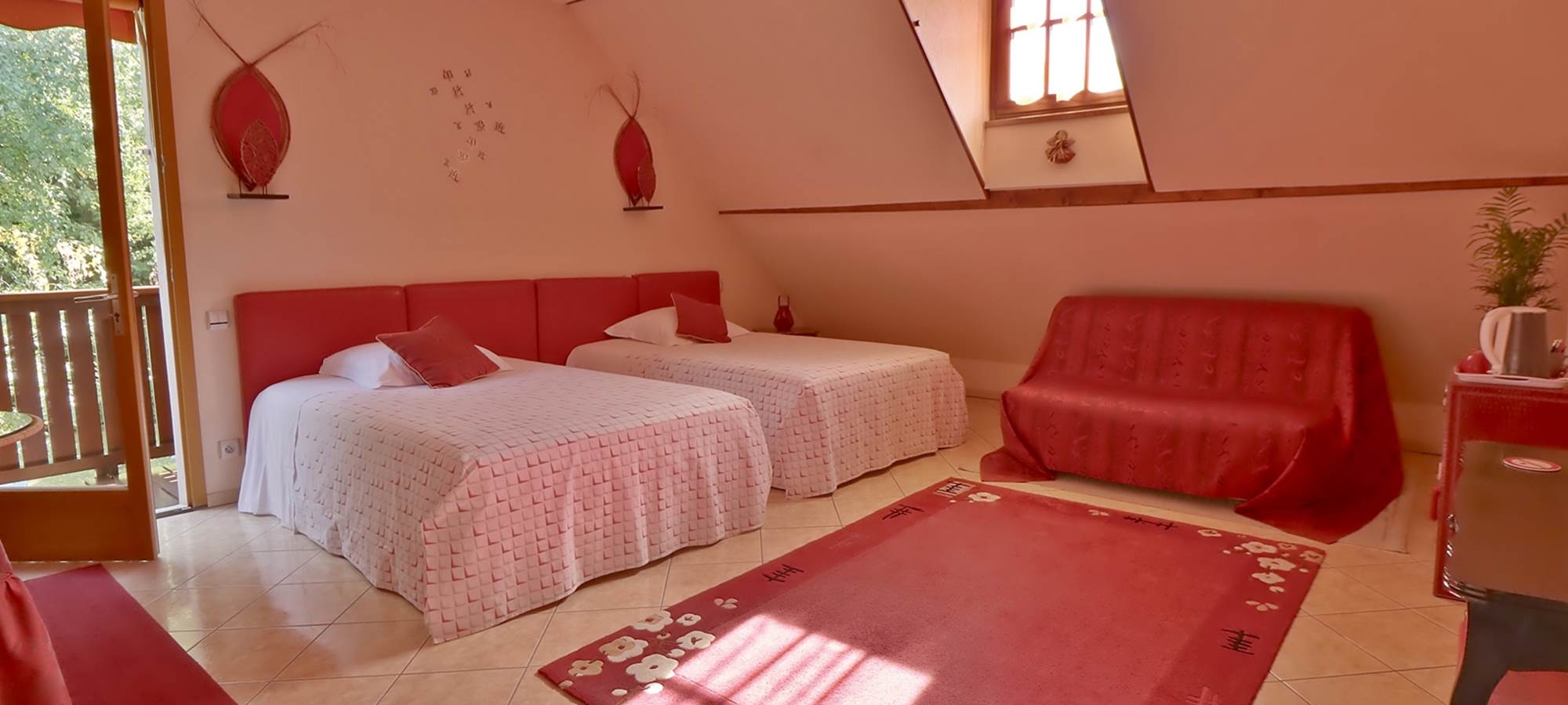 Chambre triple Confort Le Pas de l' Âne Saint Ondras