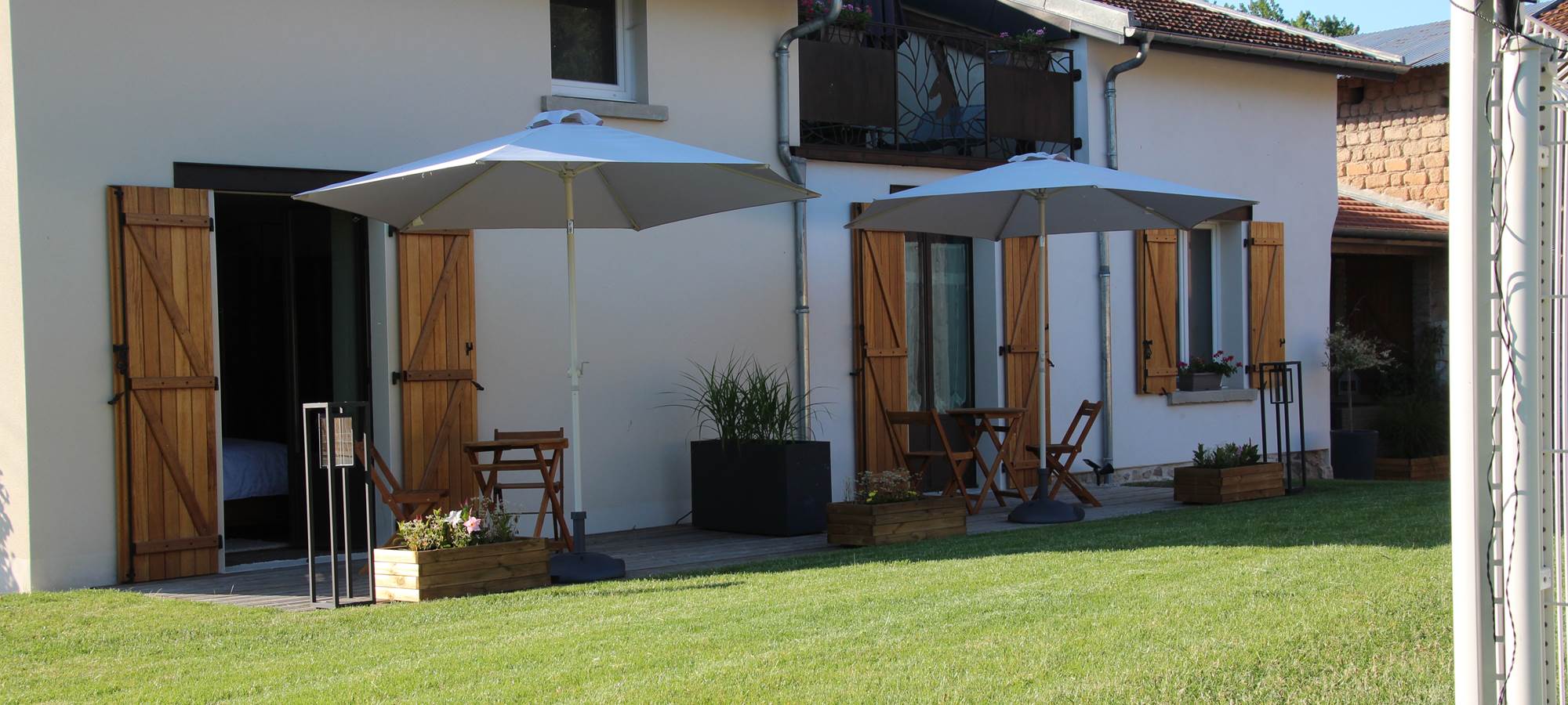 une terrasse pour chaque chambre