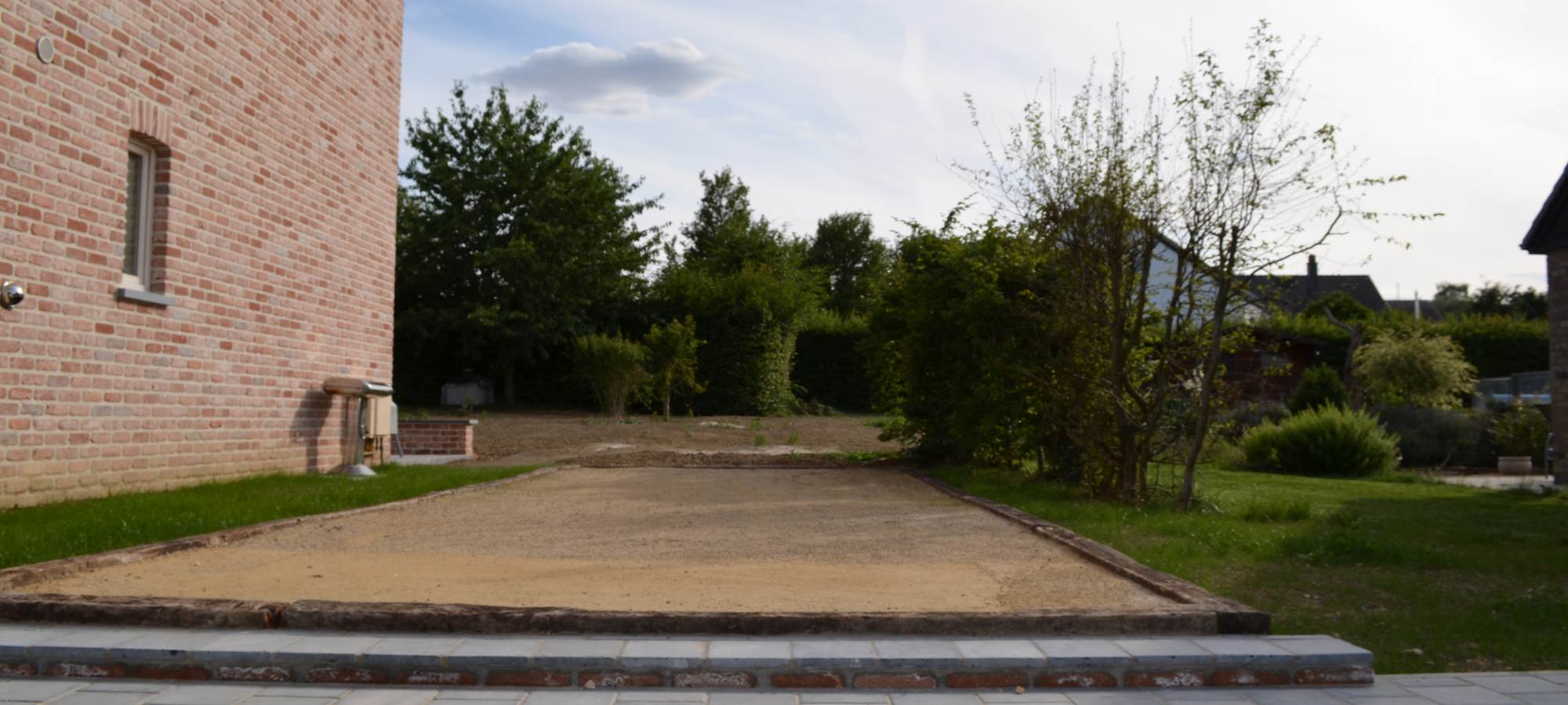 Le terrain de pétanques