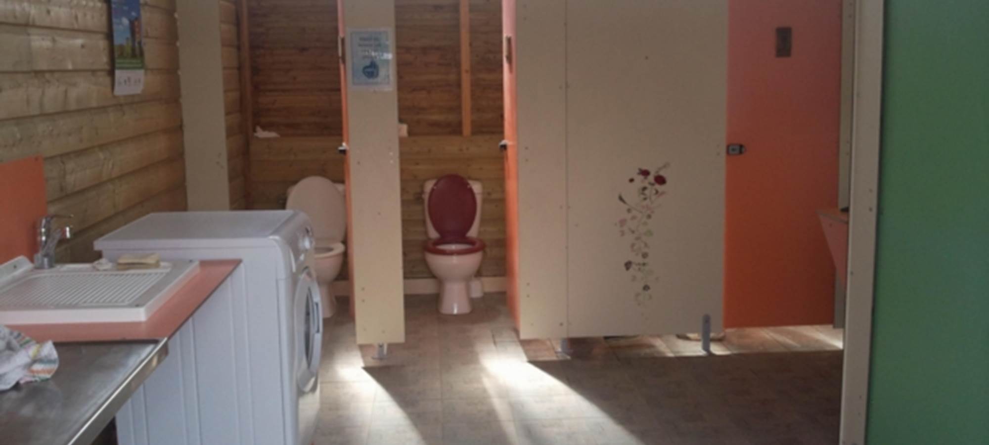 bloc sanitaire du camping