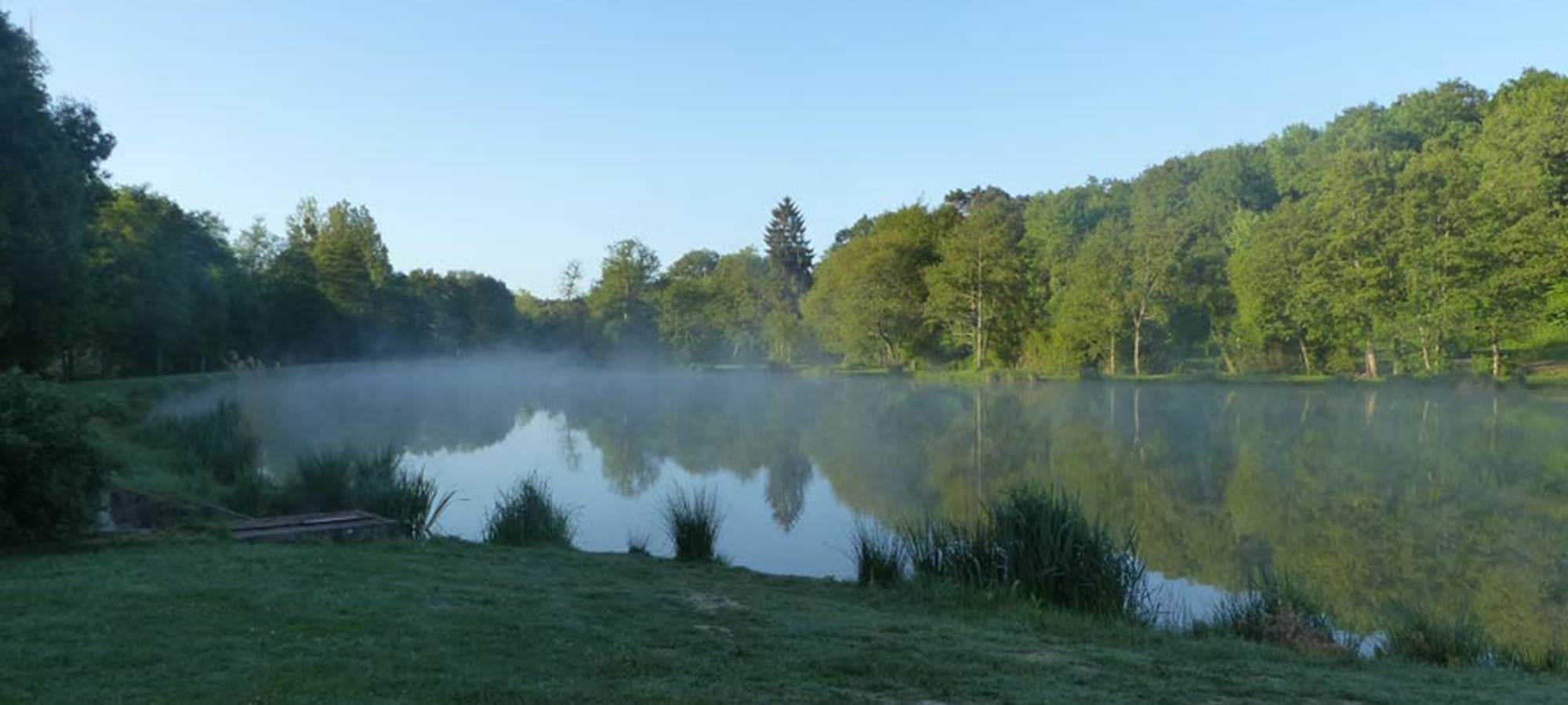 Etang d'Epeigné au matin