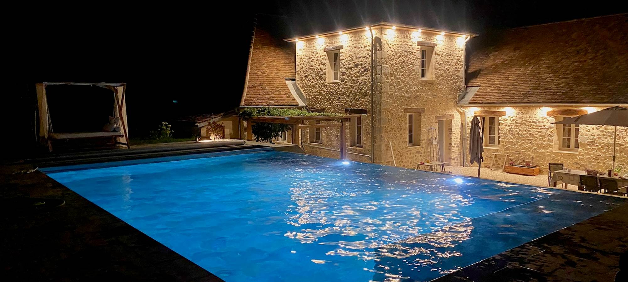 Piscine de nuit