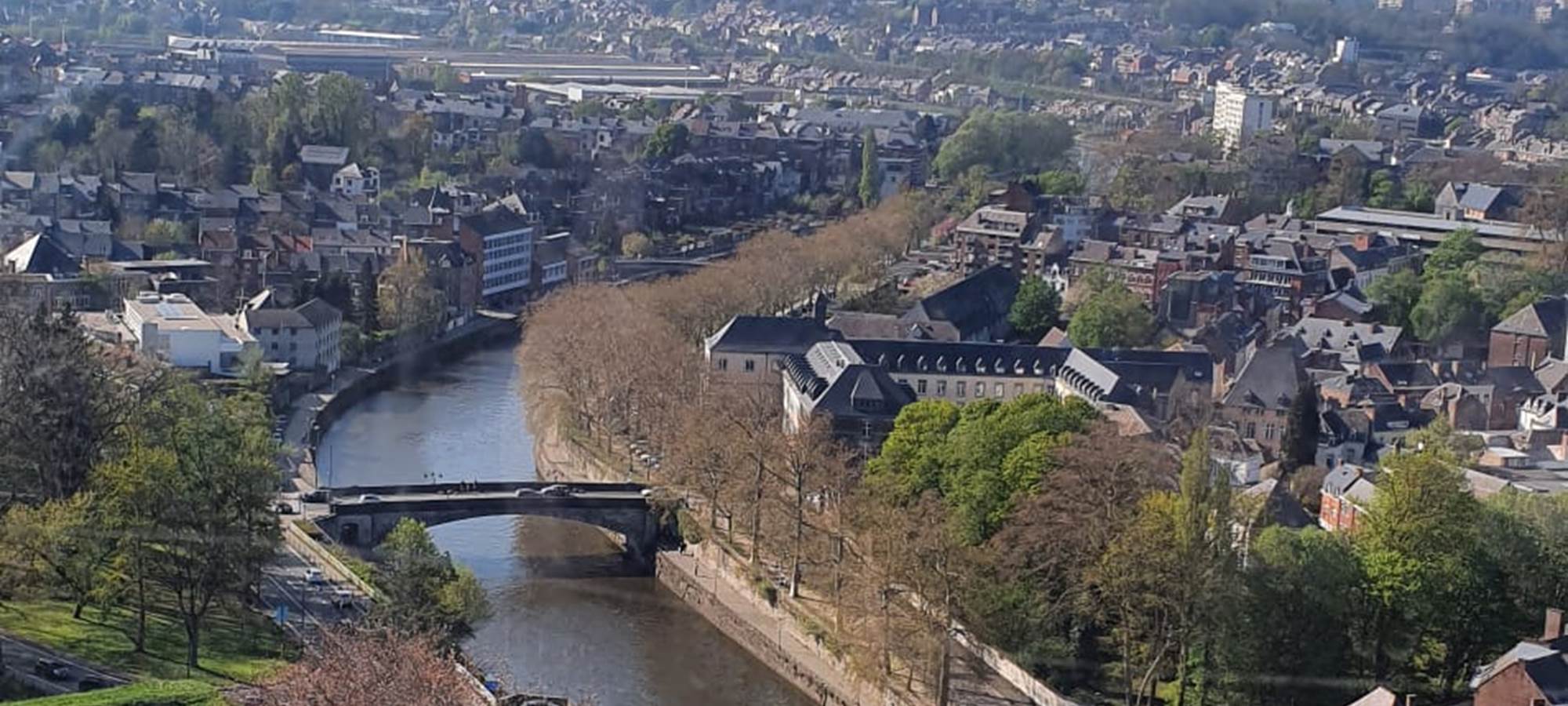 Namur vue Sambre