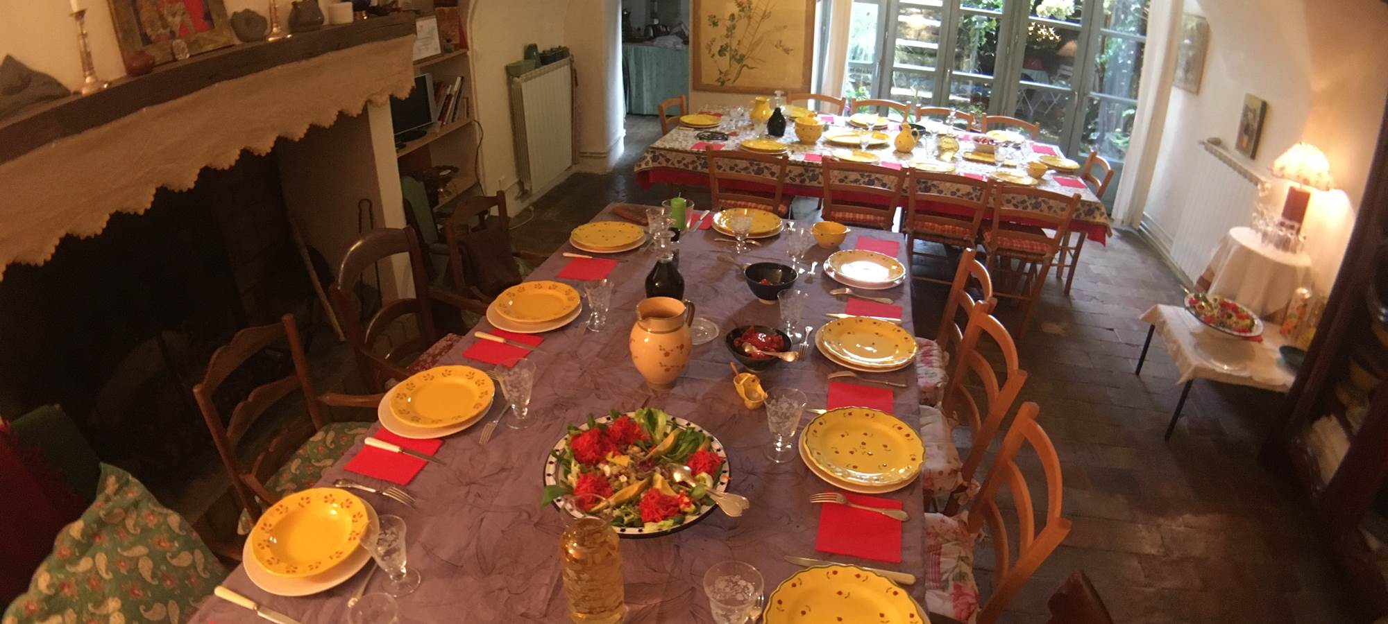 déjeuner de fête pour 20 personnes