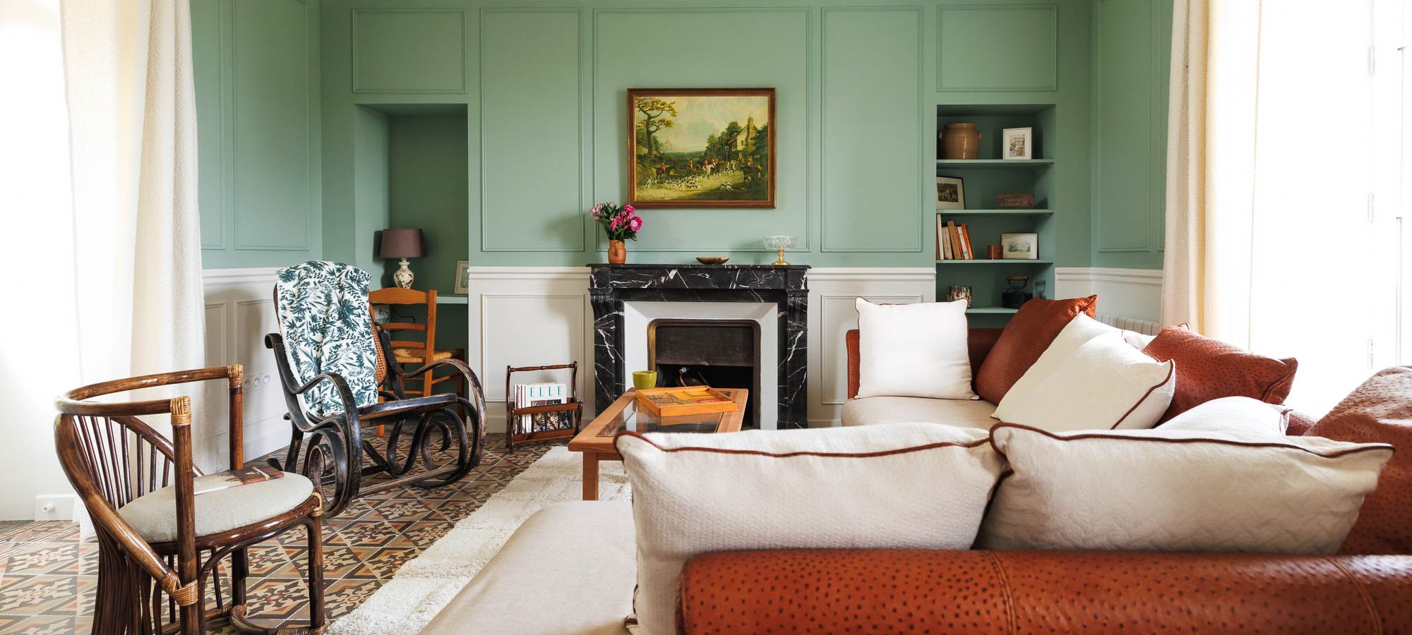 Salon gite de charme Le Quatre feuilles proche du Puy du Fou