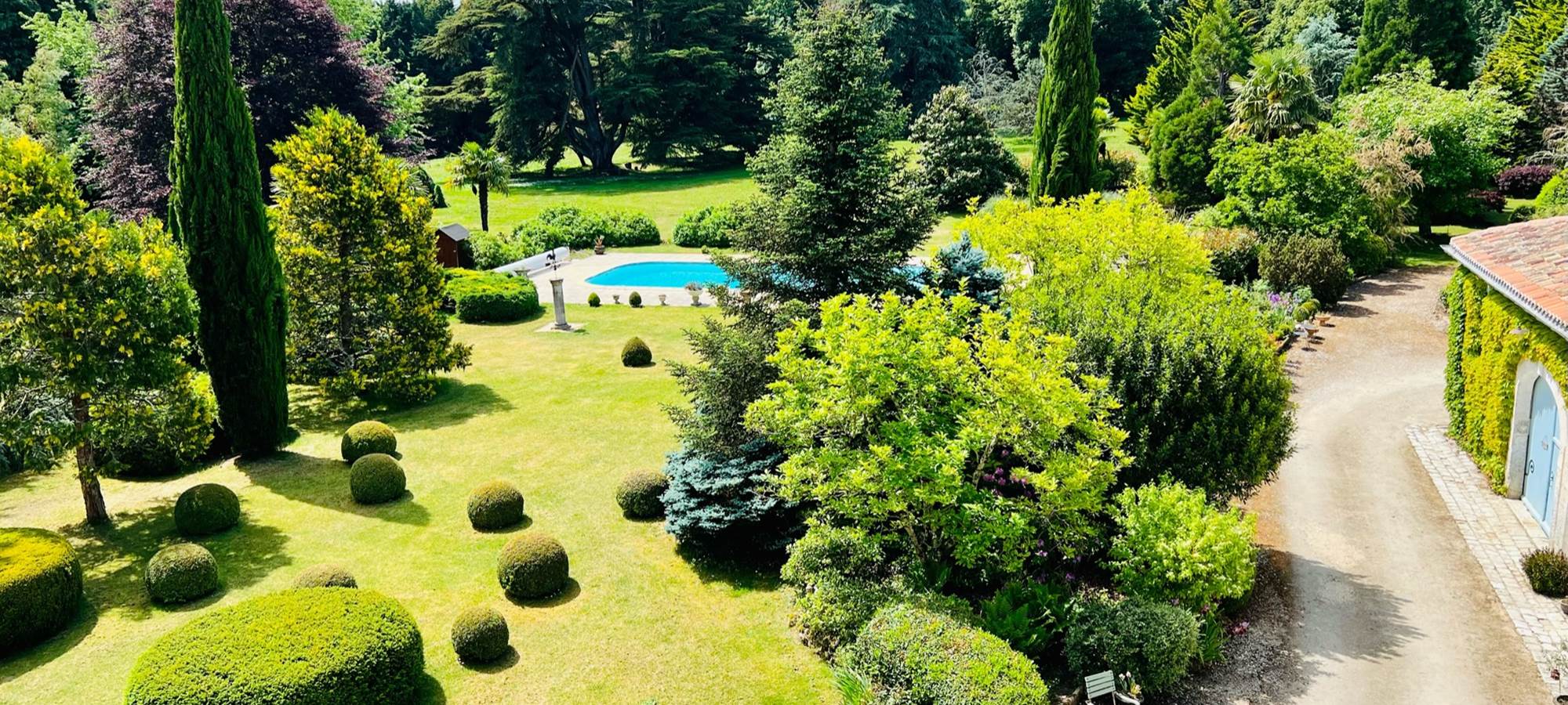 Le parc du Domaine de Lasteyrie