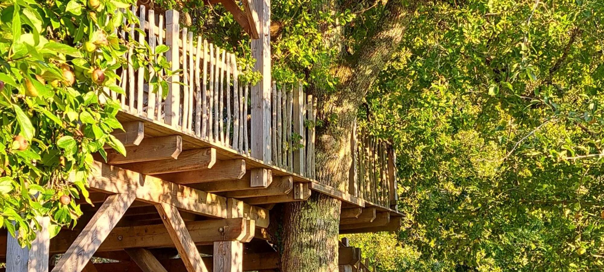 INYAQAB Dordogne Périgord Il n'y a qu'à Banne Grande Cabane perchée dans les arbres
