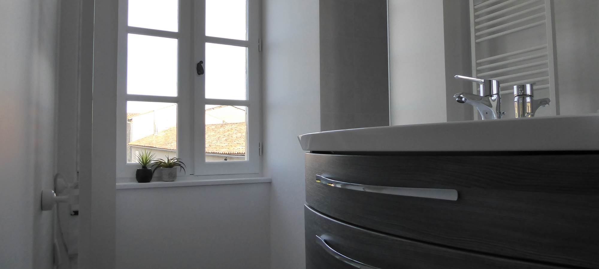 Suite médiévale, la salle d'eau