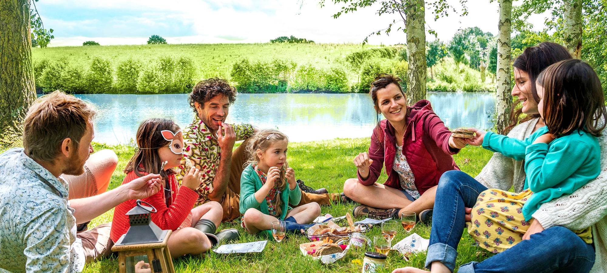 Pique nique à la ferme