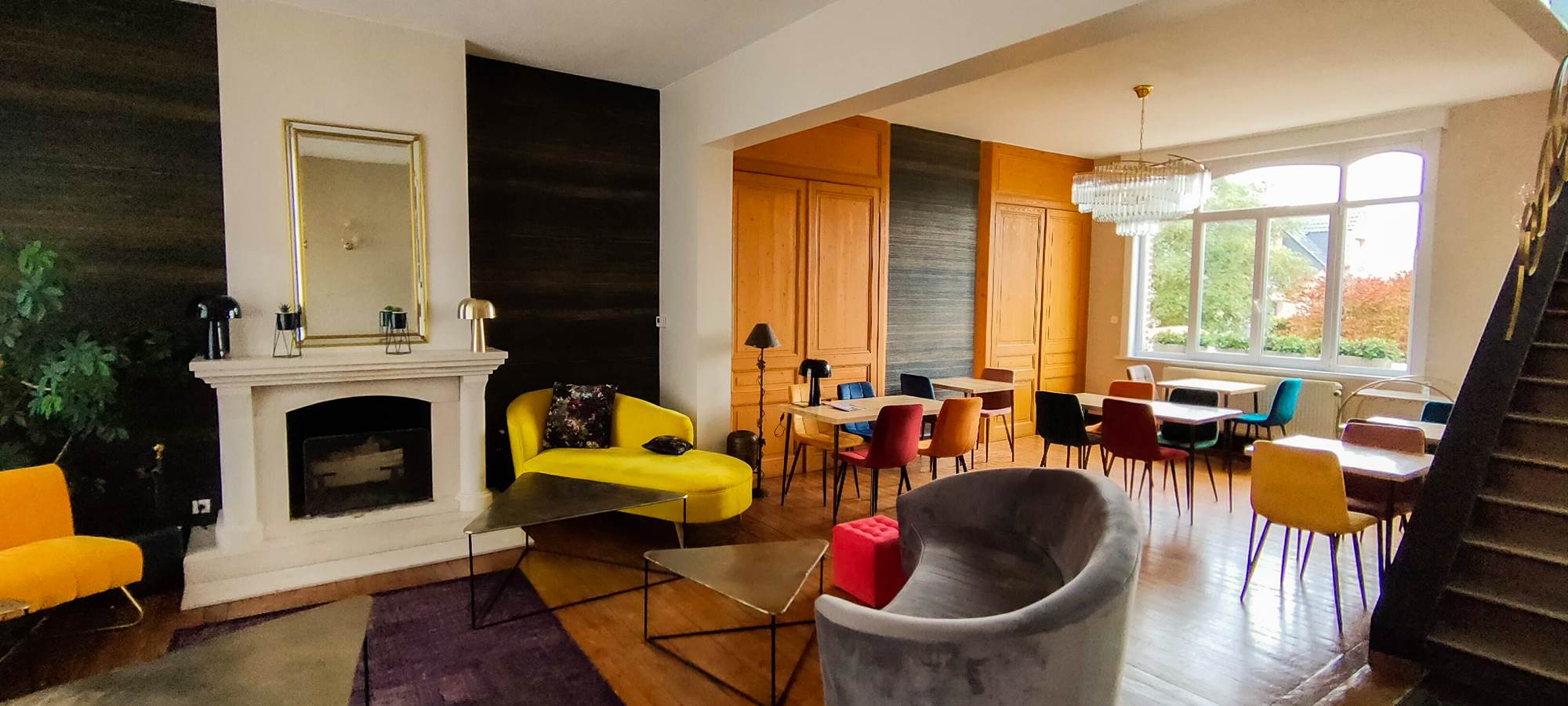 Séjour de la Villa Perroy