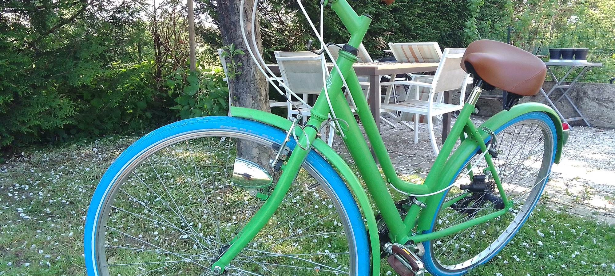 La-Bicyclette-du-gite-prêt-de-vélos-les-gites-de-josefine-et-voltire-ornex-ferney-voltaire-Genève