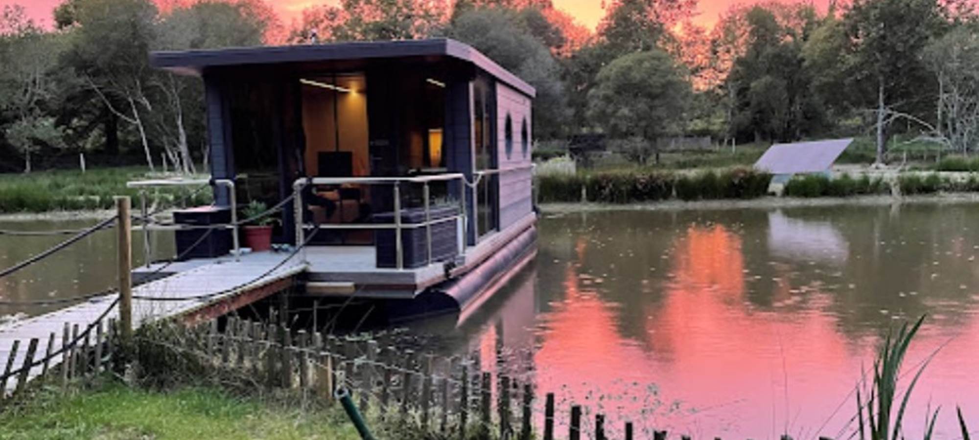 coucher de soleil ecolodge charles ashton