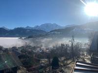 Vue fenetre cuisine 2 Chaine du Mont Blanc