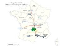 Une position centrale, idéal pour se retrouver en famille ou entre amis des quatre coins de la France!