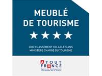 Les 3 appartements sont classés meublés de tourisme 4 étoiles (les seuls de la résidence)
