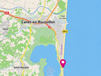 Plan localisation  Le Cocon du Mar Estang