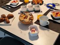 petit dejeuner Les Moineaux de Crussol