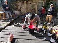 Dégustation dans un Domaine viticole en extérieur