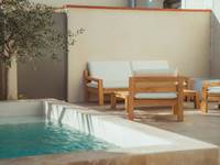 Maison Balas - Chambre d'Hotes à Canet en Roussillon - Salon de Jardin