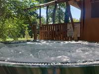 Jacuzzi privé Lodge safari hippopotame