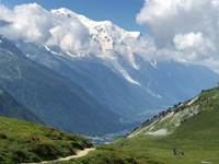 Col des posettes en haut de la télécabine de Vallorcine