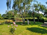 Jardin avant, vue de la fenêtre