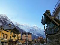 Chamonix avec vue Mont Blanc